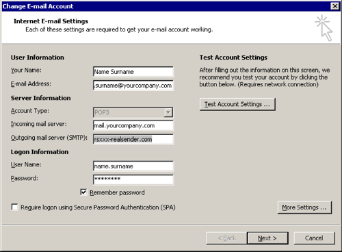 how to add two email accounts in outlook 2010