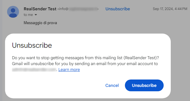 gmail unsubscribe